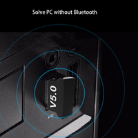 Creacube USB Bluetooth 5.0 Adapter nadajnik odbiornik Bluetooth Audio wtyczka Bluetooth bezprzewodowy Adapter USB na PC Laptop 2